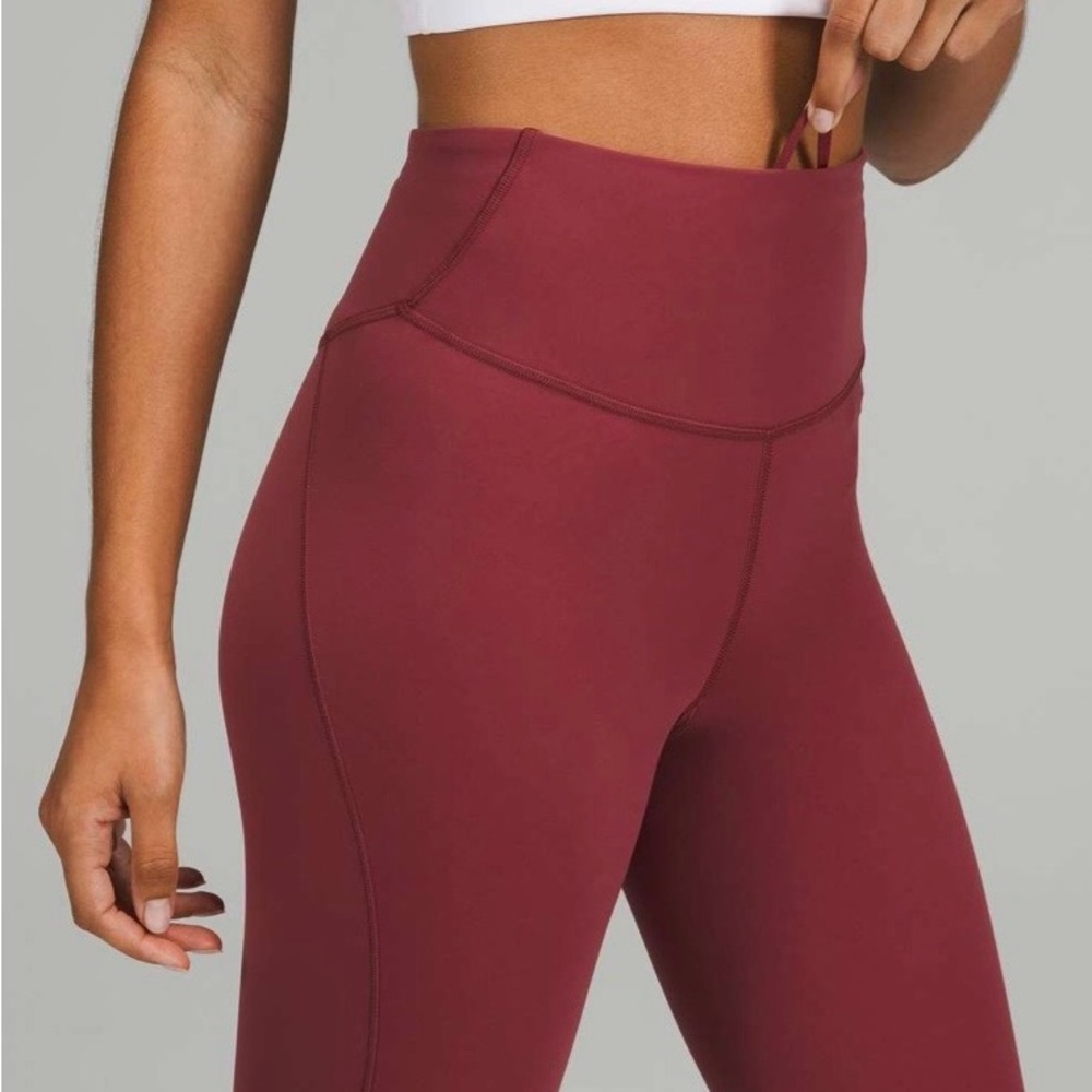 Lululemon Base Pace High Rise 28” Running Tights Nulux Sz 12